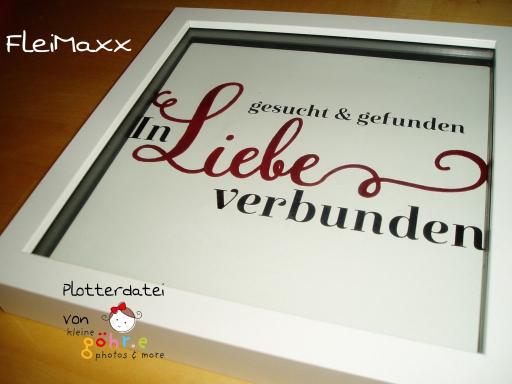 Plotterdatei "Hochzeit 2016" kleine göhr.e design