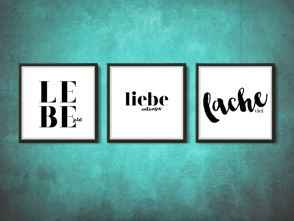 Plotterdatei "Lebe Liebe Lache" kleine göhr.e design