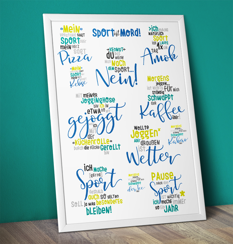 Plotterdatei &quot;Sport ist Mord&quot; kleine göhr.e design