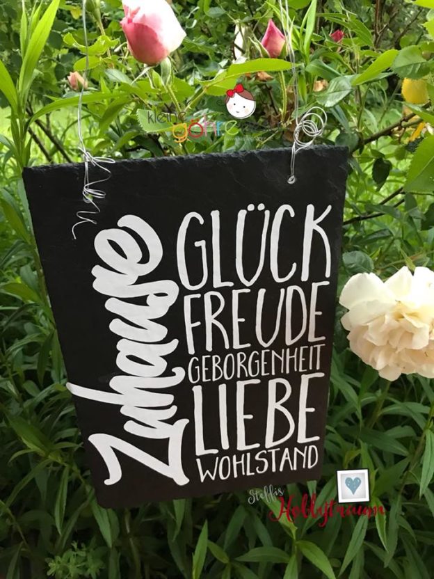 Plotterdatei &quot;Zum neuen Heim&quot; + Papiere kleine göhr.e design