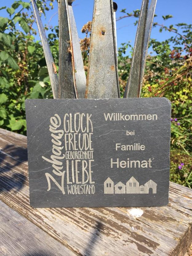Plotterdatei &quot;Zum neuen Heim&quot; + Papiere kleine göhr.e design