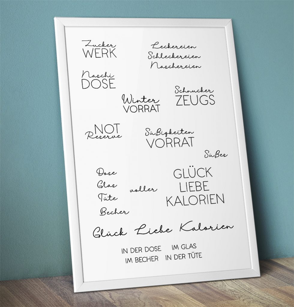 Plotterdatei "Essen macht glücklich" kleine göhr.e design