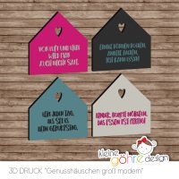 3D-Druck Datei - Genusshäuschen/ Serviettenhäuschen groß modern