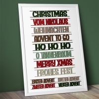 3D-Druck Datei - Klötzchentexte Weihnachten