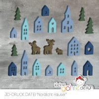 3D-Druck Datei - Nordlicht Häuser