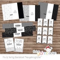 Basteldatei "Neujahrsgrüße fix & fertig"