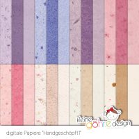 Digitale Papiere "Handgeschöpft"
