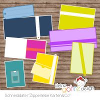 Plotterdatei "Zipperliebe Karten&Co"