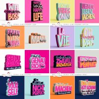 3D-Druck Datei - Du bist wundervoll