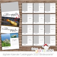 Plotterdatei "Kalender Lieblingsjahr 2027"