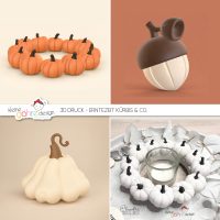 3D-Druck Datei - Erntezeit Kürbis & Co [Digital]